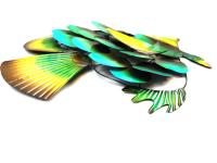 Metal Wall Art - Large Tropical Angel Fish
