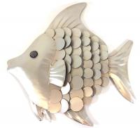 Metal Wall Art - Shimmering Fish