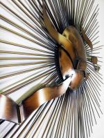 Metal Wall Art - Sunshine Bird Migration Sun