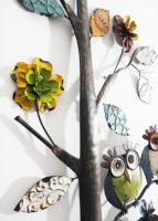 Metal Wall Art - Wise Owl Tree