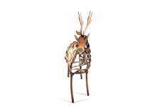 Metal Weave Stag Ornament