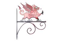 Red Welsh Dragon Wall Bracket