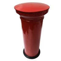 Replica Royal Mail Pillar ER Post Box Or Letter Box - Red, Small