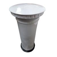 Replica Royal Mail ER Pillar Post Box Or Letter Box - White, Small