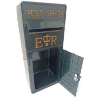 Replica Wall Mounted Royal Mail ER Post Box Or Letter Box - Green
