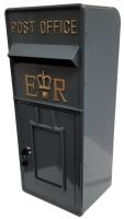 Replica Wall Mounted Royal Mail ER Post Box Or Letter Box - Grey
