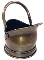 Small Antique Finish Helmet Coal Scuttle Bucket