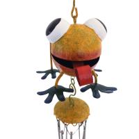 Small Metal Hanging Wind Chime - Frog