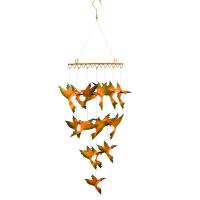 Small Metal Hanging Wind Chime - Hummingbird