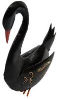 Small Metal Ornament - Black Swan
