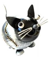 Small Metal Ornament - Cat