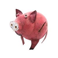 Small Metal Ornament - Pig