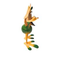 Large Metal Ornament - Standing Crazy Frog With Crown