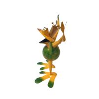 Small Metal Ornament - Standing Frog