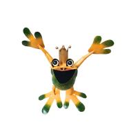 Small Metal Ornament - Standing Frog