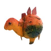 Small Metal Ornament - Stegosaurus