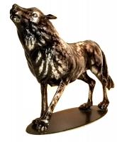Stainless Steel Sculpture - Wolf