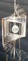 Stainless Steel Square Wind Spinner - Square Design