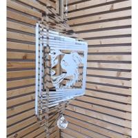 Stainless Steel Wind Spinner - Border Collie Dog