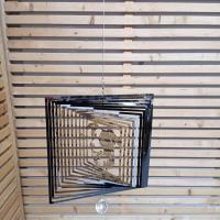 Stainless Steel Wind Spinner - Border Collie Dog