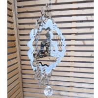 Stainless Steel Wind Spinner - Buddha