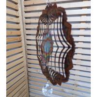 Stainless Steel Wind Spinner - Colour Flower Mandella