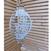 Stainless Steel Wind Spinner - Hamsa Hand