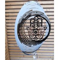 Stainless Steel Wind Spinner - Hamsa Hand