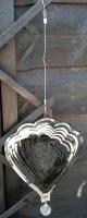 Stainless Steel Wind Spinner - Hot Air Balloon Design