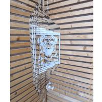 Stainless Steel Wind Spinner - Pug Dog