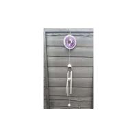 Stainless Steel Wind Spinner - Purple Haze Colour Wind Chime Design