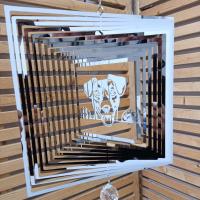 Stainless Steel Wind Spinner - Jack Russell Terrier Dog