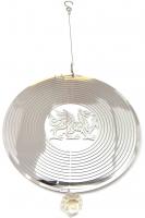 Stainless Steel Wind Spinner - Welsh Dragon Design