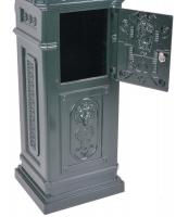Vintage Green Grand Pillar Post Box