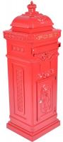 Vintage Red Grand Pillar Post Box