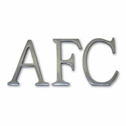 Aluminium AFC Letters Large