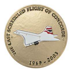 Cast Metal Sign - Concorde Plaque