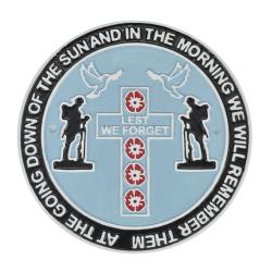 Cast Metal Sign - Soldier Lest We Forget Plaque