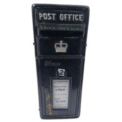 Large Crown Royal Mail Style Post Box In Black
