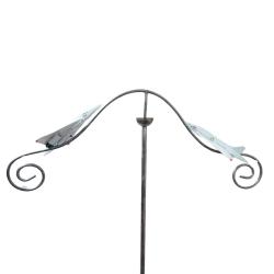 Metal Garden Wind Spinner - Concorde