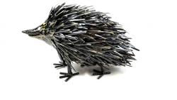 Metal Hedgehog Ornament