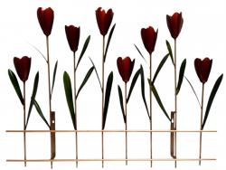 Metal Wall Art - Tulip Scene (Tulips)