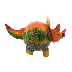 Small Metal Ornament - Triceratops