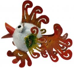 Small Metal Ornament - Tropical Fish