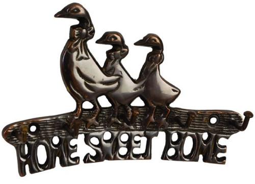 Antique Finish Duck Key Hook - Home Sweet Home