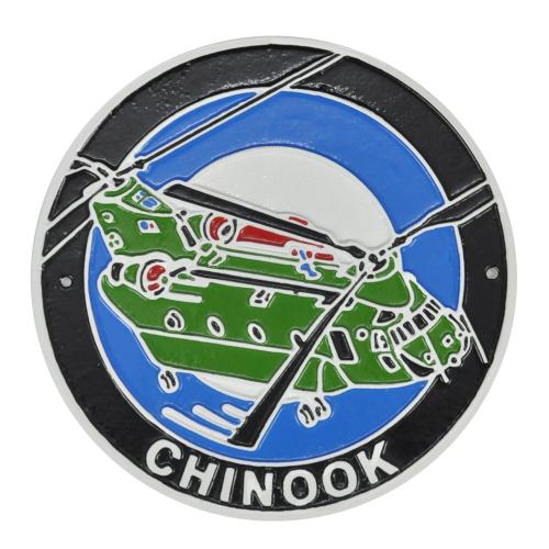 Cast Metal Sign - Chinook Plaque