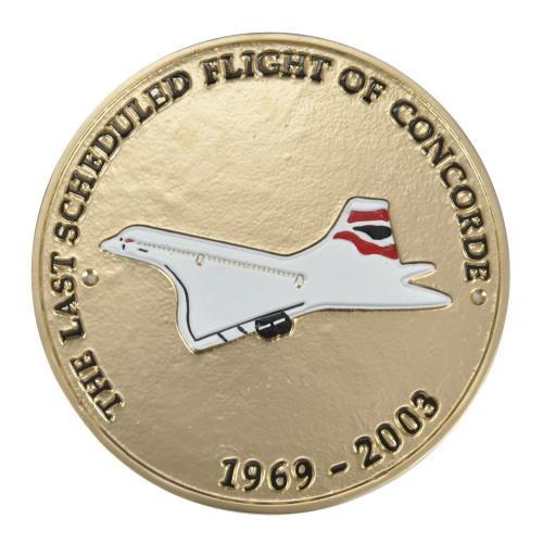 Cast Metal Sign - Concorde Plaque