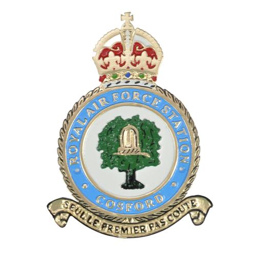 Cast Metal Sign - RAF Cosford Station Plaque