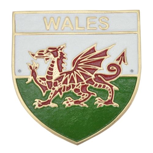 Cast Metal Sign - Wales Plaque