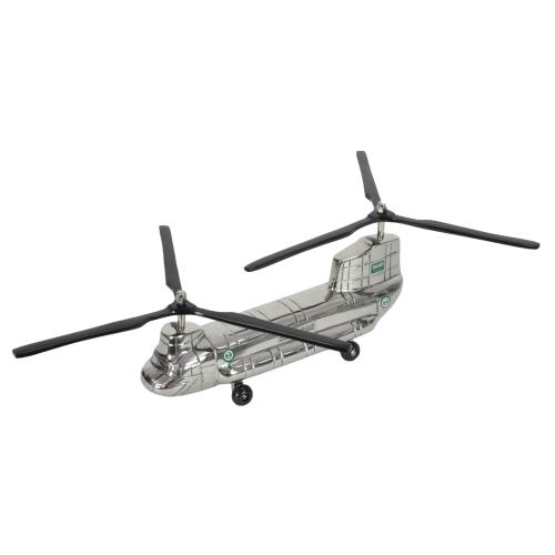 Metal Sculpture - Chinook Helicopter Ornament - Large